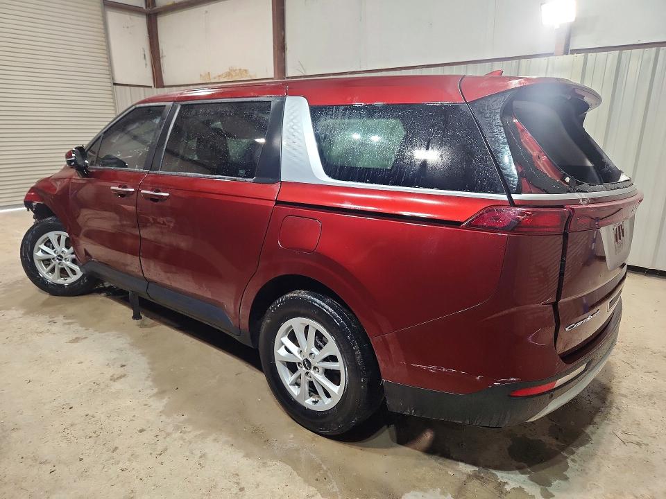 2022 Kia Carnival VIN KNDNB4H36N6173094 COPART salvage auction — FRONT END, Tx - Certificate Of Title, sold $1,750 on 2026-07-02 (photo 2)