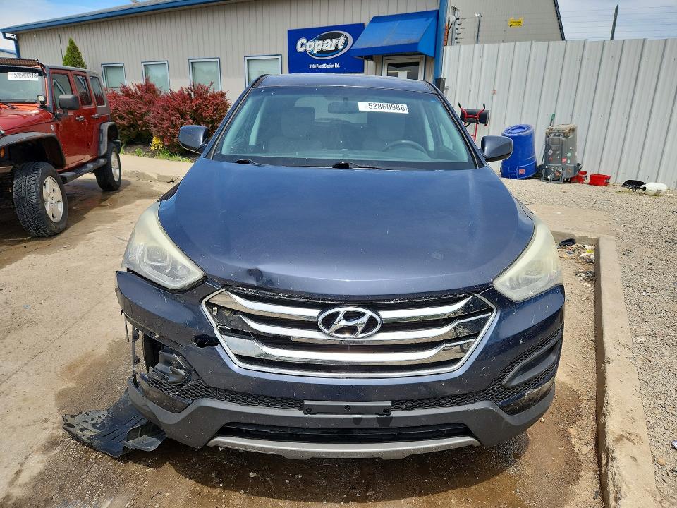 2015 Hyundai Santa fe VIN 5XYZT3LB9FG302905 COPART salvage auction — FRONT END, Ky - Bill Of Sale/Part Only/No Titl, sold $1,150 on 2026-07-02 (photo 5)