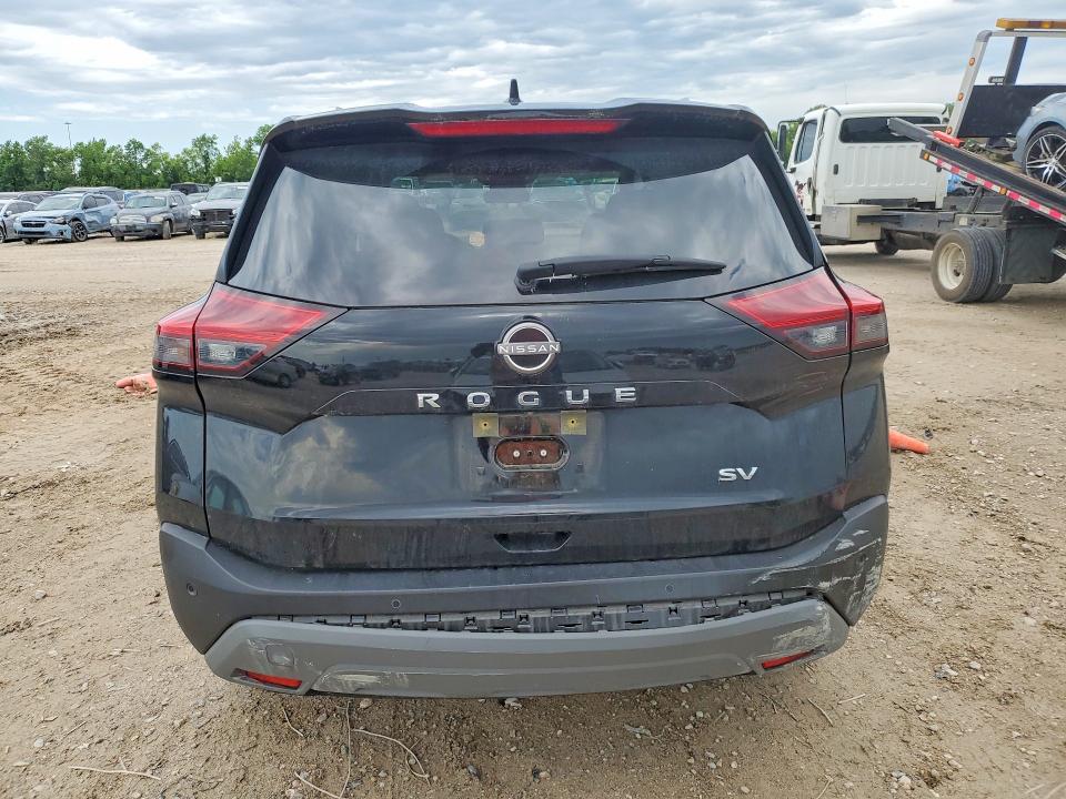 2023 Nissan Rogue VIN JN8BT3BAXPW433943 COPART salvage auction — FRONT END, Tx - Salvage Vehicle Title, sold $6,700 on 2026-07-17 (photo 6)