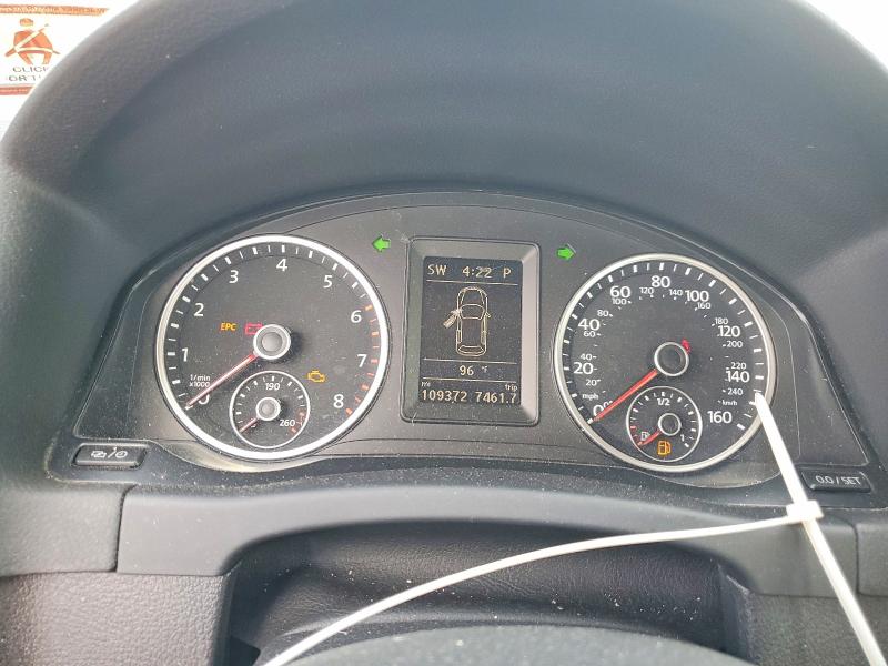 2014 Volkswagen Tiguan VIN WVGAV3AX5EW507026 COPART salvage auction — UNDERCARRIAGE, Sc - Cert Of Title-Salvage, sold $650 on 2026-07-03 (photo 9)