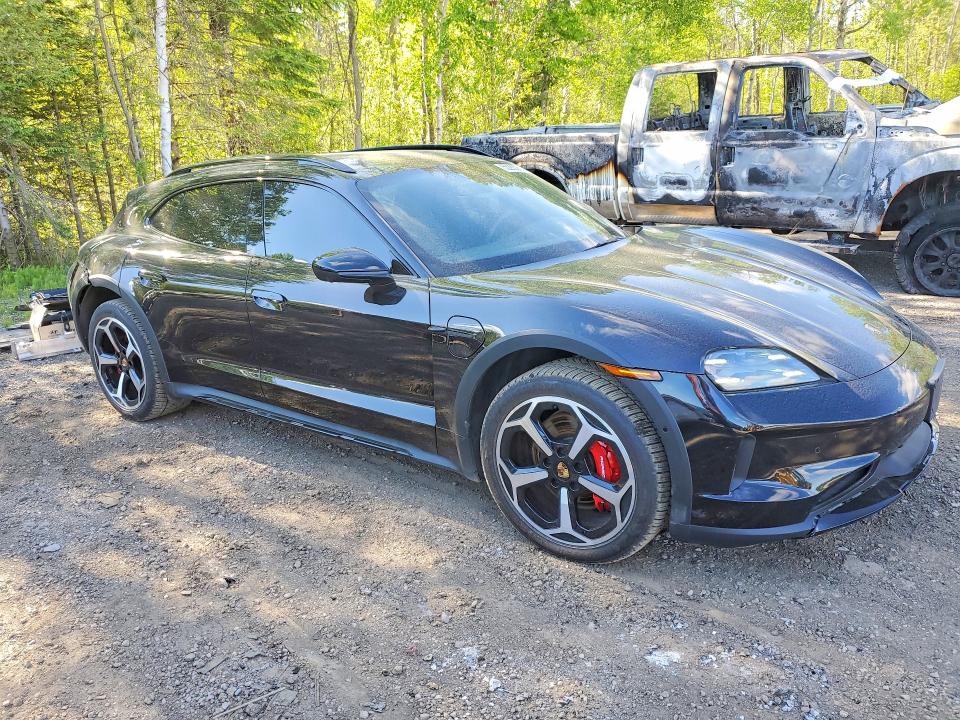 2025 Porsche Taycan VIN WP0BB2Y19SSA73129 COPART salvage auction — REAR END, On - Permit No Brand - Unfit, sold $30,000 on 2026-07-21 (photo 4)