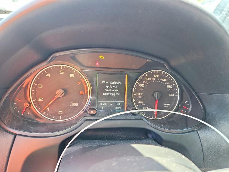 2011 Audi Q5 VIN WA1LFAFP8BA098269 COPART salvage auction — MINOR DENT/SCRATCHES, Ga - Certificate Of Title, sold $700 on 2026-07-31 (photo 9)