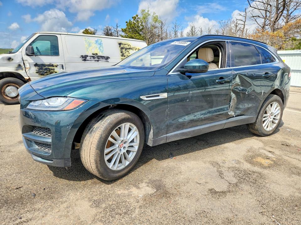 2018 Jaguar F-pace VIN SADCK2FX8JA289264 COPART salvage auction — SIDE, NC - CERTIFICATE OF TITLE, sold $3,550 on 2026-07-13 (photo 1)