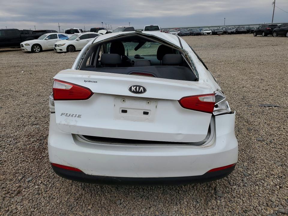 2014 Kia Forte VIN KNAFX4A68E5059871 COPART salvage auction — ALL OVER, Tx - Salvage Vehicle Title, sold $125 on 2026-07-07 (photo 6)