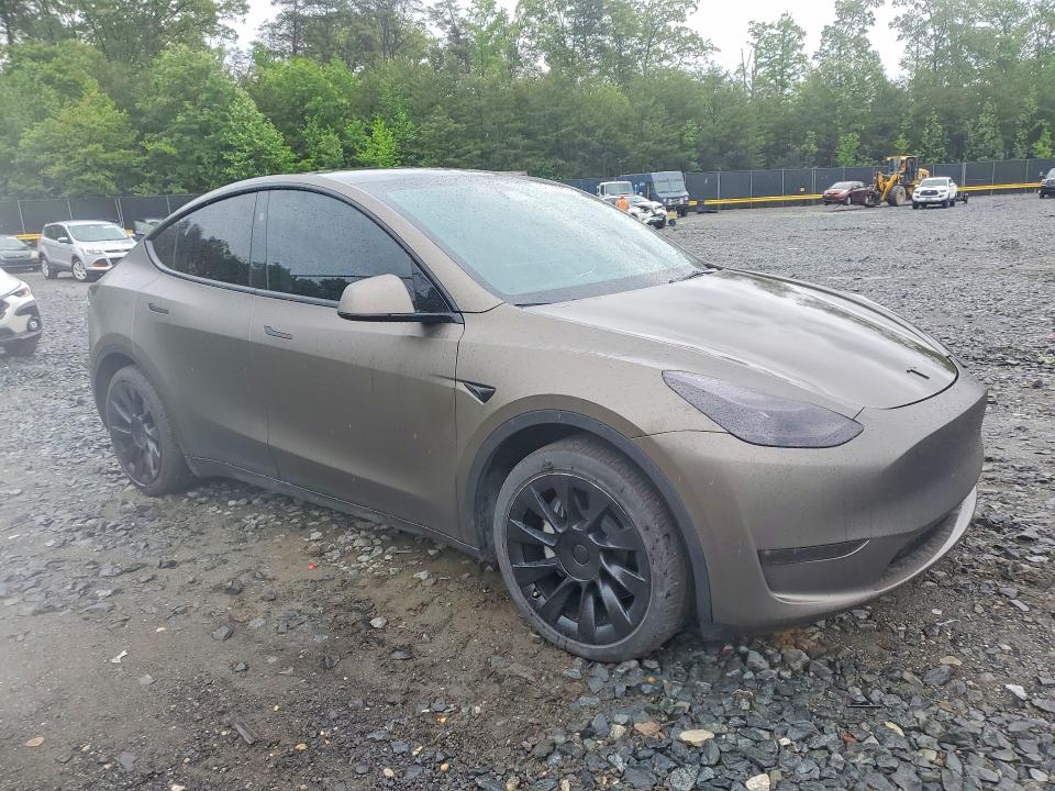 2023 Tesla VIN 7SAYGDEE3PF797692 COPART salvage auction — SIDE, Md - Cert Of Salvage > 75% Damage, sold $13,900 on 2026-07-31 (photo 4)