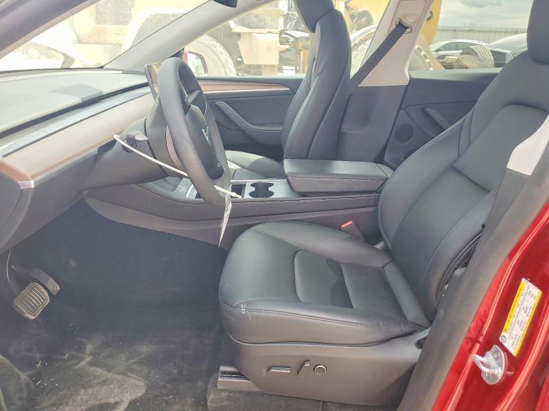 2024 Tesla Model y VIN 7SAYGDED0RF133442 COPART salvage auction — FRONT END, Mo - Salvage Certificate Of Title, sold $9,300 on 2026-07-09 (photo 7)