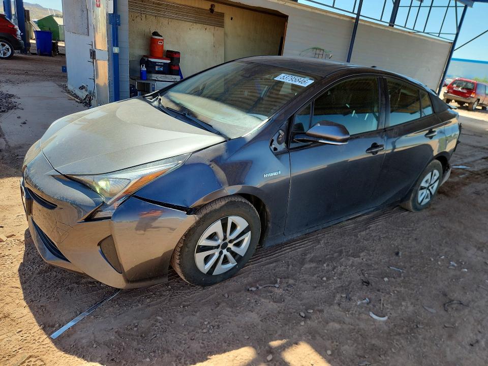 2016 Toyota Prius VIN JTDKARFU7G3016919 COPART salvage auction — REAR END, Az - Cert Of Title - Salvage, sold $175 on 2026-07-30 (photo 1)