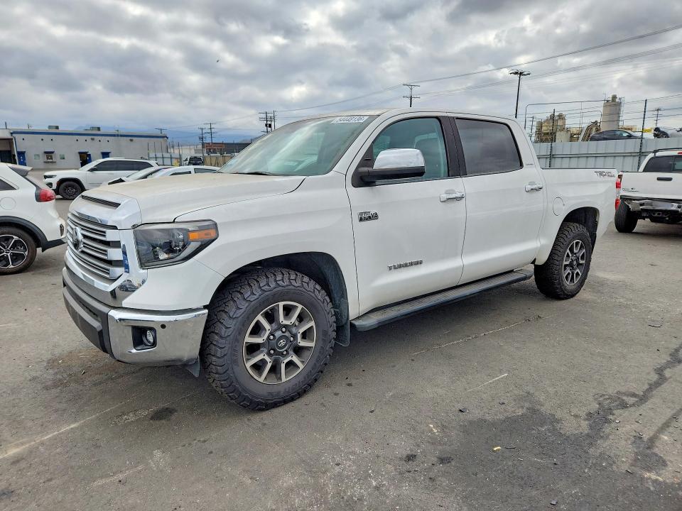 2020 Toyota Tundra VIN 5TFFY5F16LX261838 COPART salvage auction — REAR END, Ca - Salvage Certificate, sold $21,000 on 2026-07-08 (photo 1)