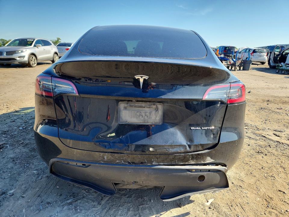 2023 Tesla Model y VIN 7SAYGAEE6PF924868 COPART salvage auction — REAR END, Va - Cert Of Title - Salvage, sold $8,500 on 2026-07-22 (photo 6)