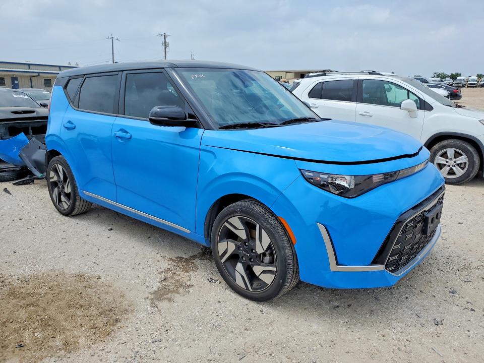 2024 Kia Soul VIN KNDJ53AU7R7233287 COPART salvage auction — REAR END, Tx - Salvage Vehicle Title, sold $50 on 2026-07-02 (photo 4)