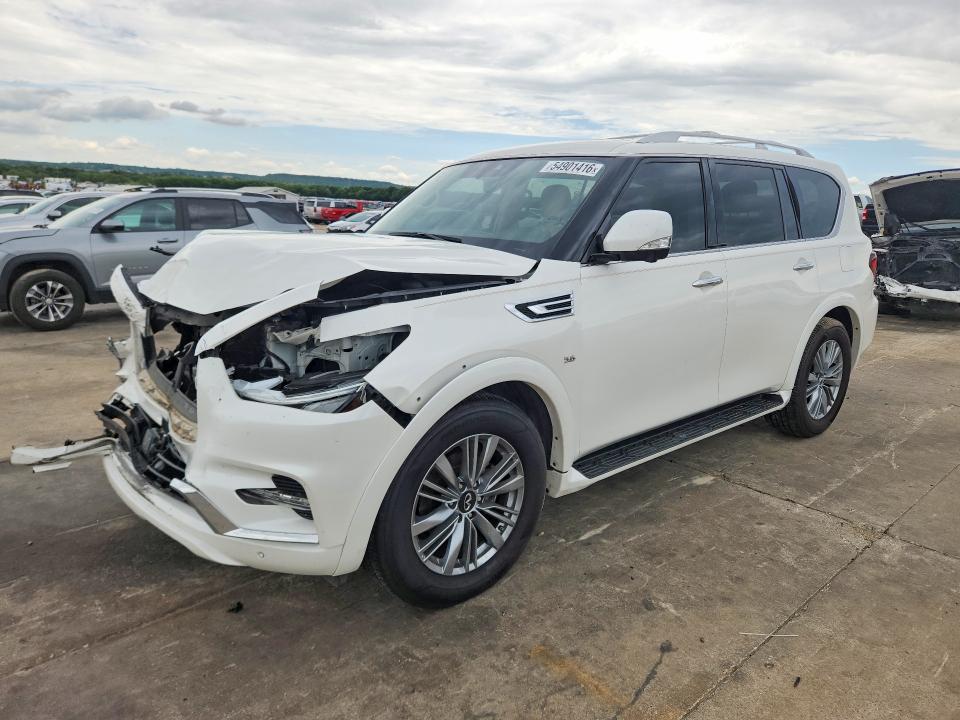 2020 Infiniti VIN JN8AZ2NF0L9701225 COPART salvage auction — FRONT END, La - Cert Of Title-Salvage, sold $4,850 on 2026-07-09 (photo 1)