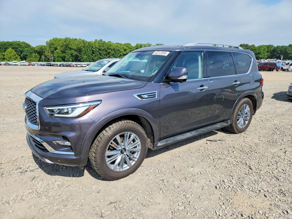 2024 Infiniti Qx80 VIN JN8AZ2AE5R9328429 COPART salvage auction — HAIL, AR - CERT OF TITLE-SALVAGE, sold $19,600 on 2026-08-12 (photo 1)