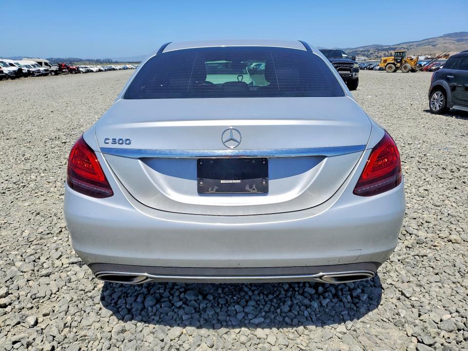 2020 Mercedes-benz C-klasse VIN WDDWF8DB2LR558859 COPART salvage auction — FRONT END, Ca - Salvage Certificate, sold $6,100 on 2026-08-17 (photo 6)