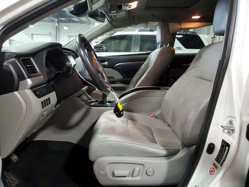 2018 Toyota Highlander VIN 5TDDGRFH1JS041931 COPART salvage auction — FRONT END, Mn - Cert Of Title-Salvage, sold $8,500 on 2026-07-06 (photo 7)
