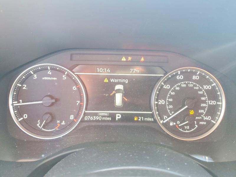 2022 Mitsubishi Outlander VIN JA4J3VA87NZ076311 COPART salvage auction — FRONT END, Sc - Cert Of Title-Salvage, sold $6,600 on 2026-07-06 (photo 9)