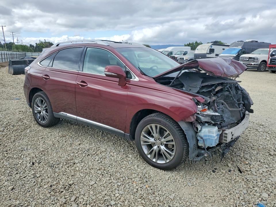 2013 Lexus VIN JTJBC1BA4D2053688 COPART salvage auction — FRONT END, Ca - Salvage Certificate, sold $2,300 on 2026-07-07 (photo 4)