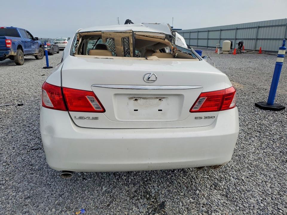 2007 Lexus Es 350 VIN JTHBJ46G072111307 COPART salvage auction — FRONT END, TX - SALVAGE VEHICLE TITLE, sold $975 on 2026-07-13 (photo 6)