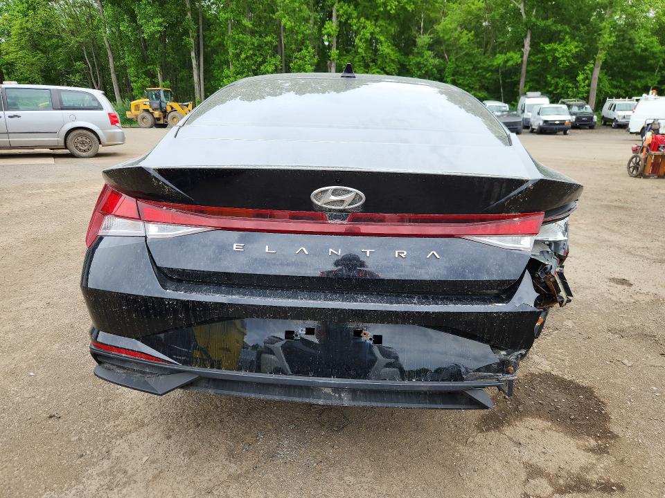 2022 Hyundai Elantra VIN KMHLS4AG6NU317903 COPART salvage auction — REAR END, Vt - Cert Of Title-Salvage Vehicle, sold $6,500 on 2026-07-30 (photo 6)