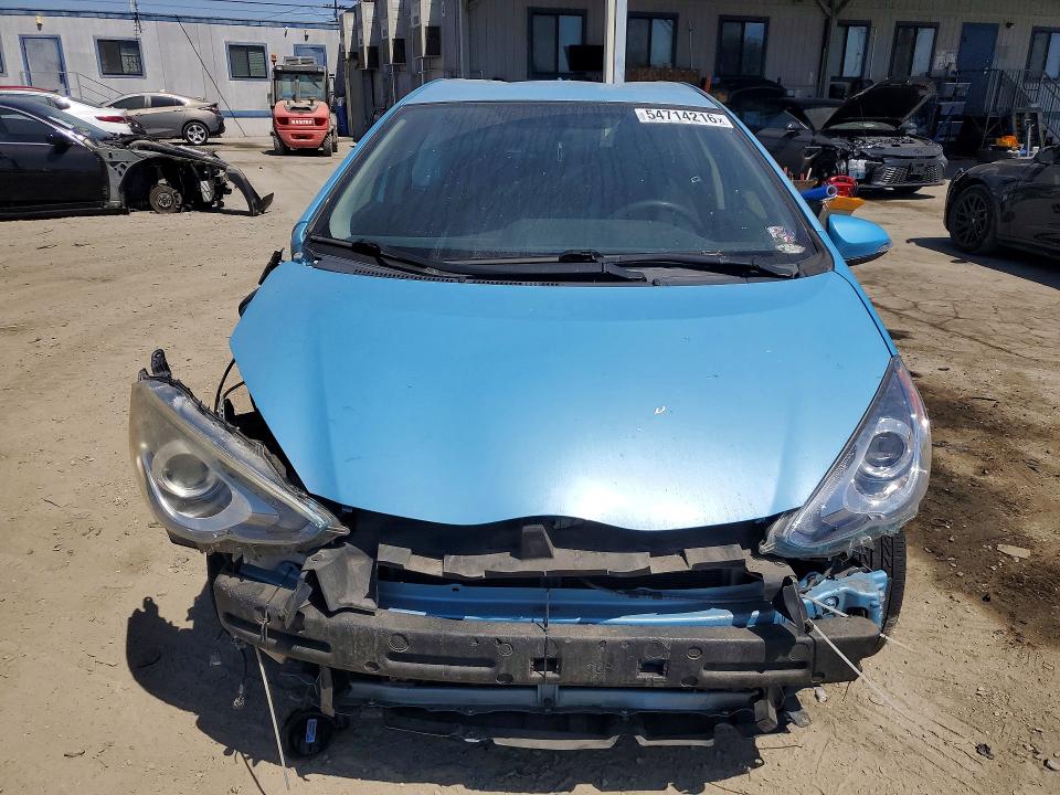 2016 Toyota Prius VIN JTDKDTB3XG1137649 COPART salvage auction — FRONT END, Ca - Salvage Certificate, sold $1,900 on 2026-07-20 (photo 5)
