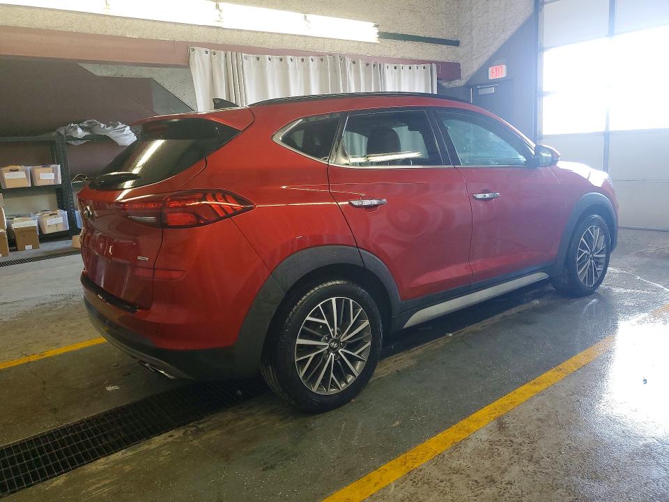 2021 Hyundai Tucson VIN KM8J3CAL1MU356277 COPART salvage auction — NORMAL WEAR, Wv - Certificate Of Title, sold $6,700 on 2026-07-07 (photo 3)