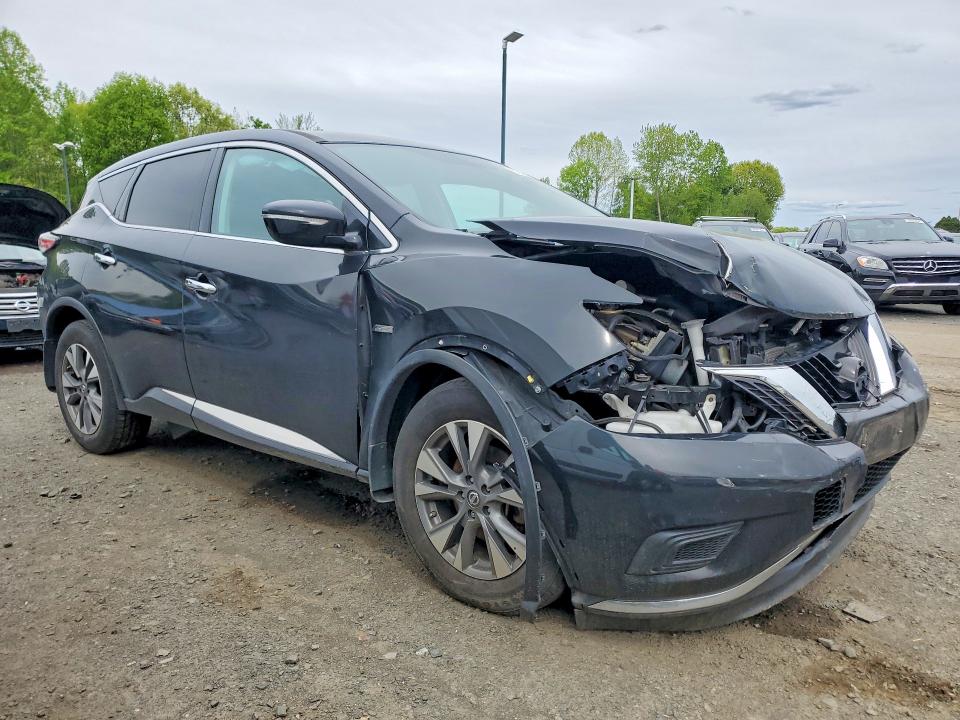 2015 Nissan Murano VIN 5N1AZ2MH0FN279947 COPART salvage auction — FRONT END, Ct - Cert Of Title-Salvage, sold $675 on 2026-07-09 (photo 4)