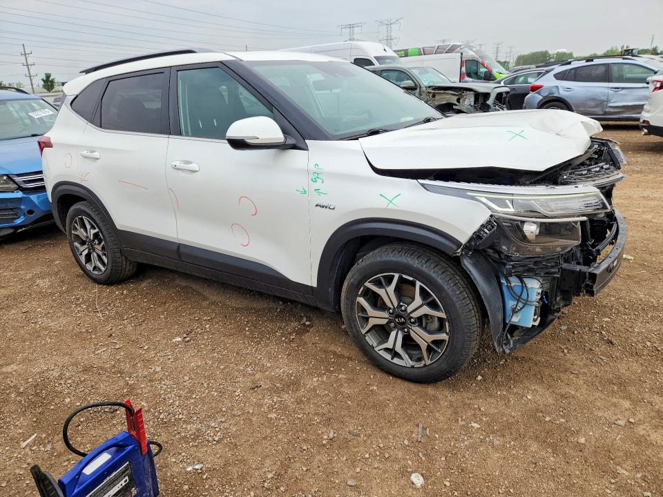 2021 Kia VIN KNDERCAA9M7072249 COPART salvage auction — FRONT END, Il - Salvage Certificate, sold $3,700 on 2026-07-09 (photo 4)