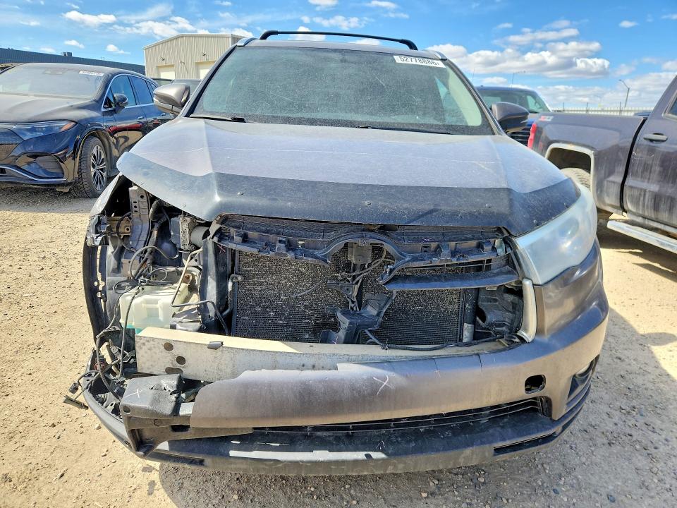 2015 Toyota VIN 5TDDKRFH1FS079827 COPART salvage auction — FRONT END, Ab - Bos - Salvage, sold $5,200 on 2026-07-23 (photo 5)