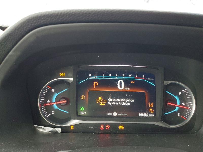 2021 Honda Pilot VIN 5FNYF6H66MB039244 COPART salvage auction — FRONT END, Wv - Salvage Certificate, sold $7,900 on 2026-07-09 (photo 9)