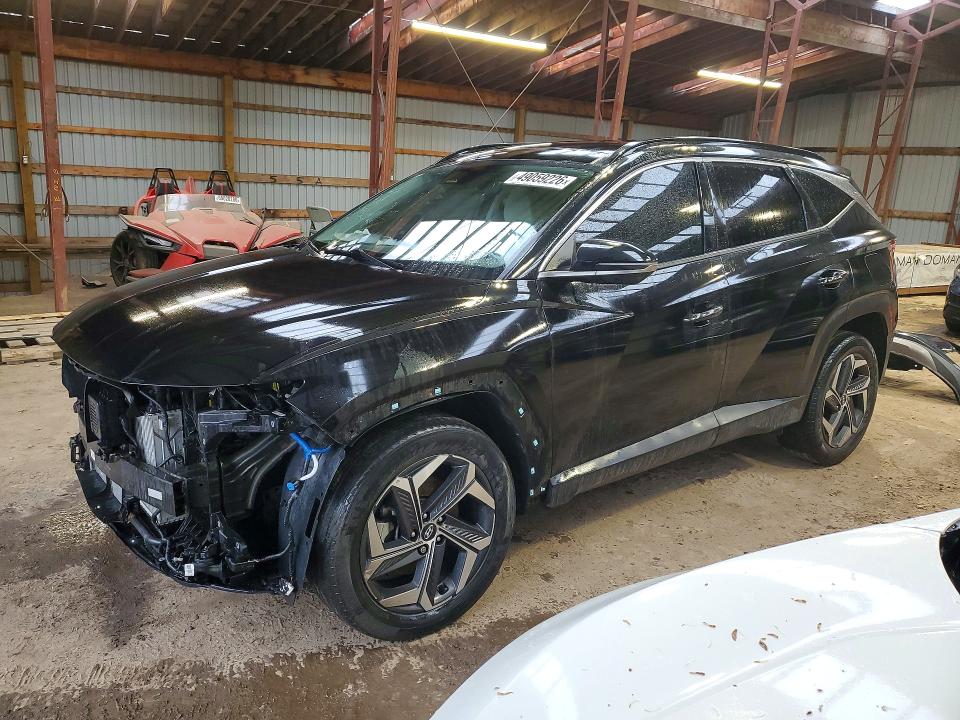 2022 Hyundai Tucson VIN KM8JCCA19NU070466 COPART salvage auction — FRONT END, On - Permit Salvage, sold $8,800 on 2026-07-14 (photo 1)