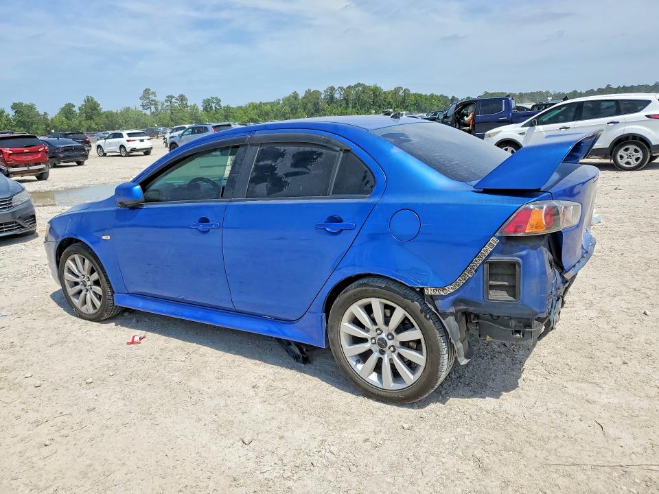 2010 Mitsubishi Lancer VIN JA32U8FW8AU025227 COPART salvage auction — REAR END, Tx - Salvage Vehicle Title, sold $800 on 2026-07-07 (photo 2)