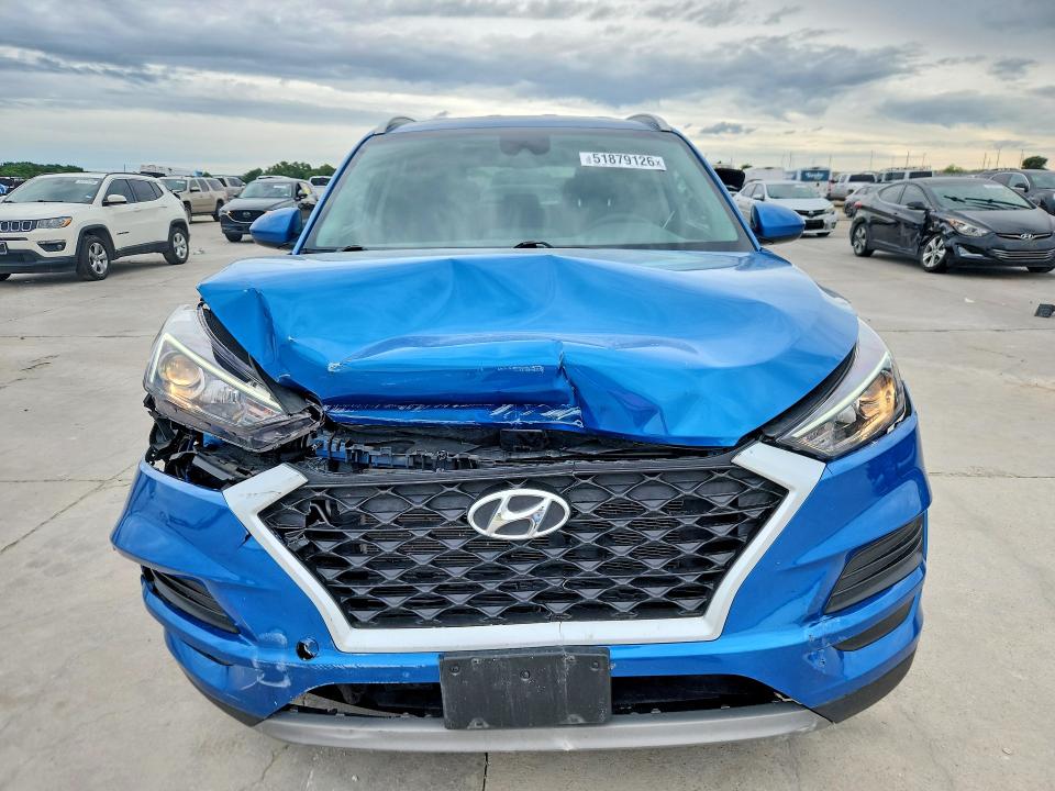 2020 Hyundai Tucson VIN KM8J33AL0LU133291 COPART salvage auction — FRONT END, Tx - Certificate Of Title, sold $4,500 on 2026-07-09 (photo 5)