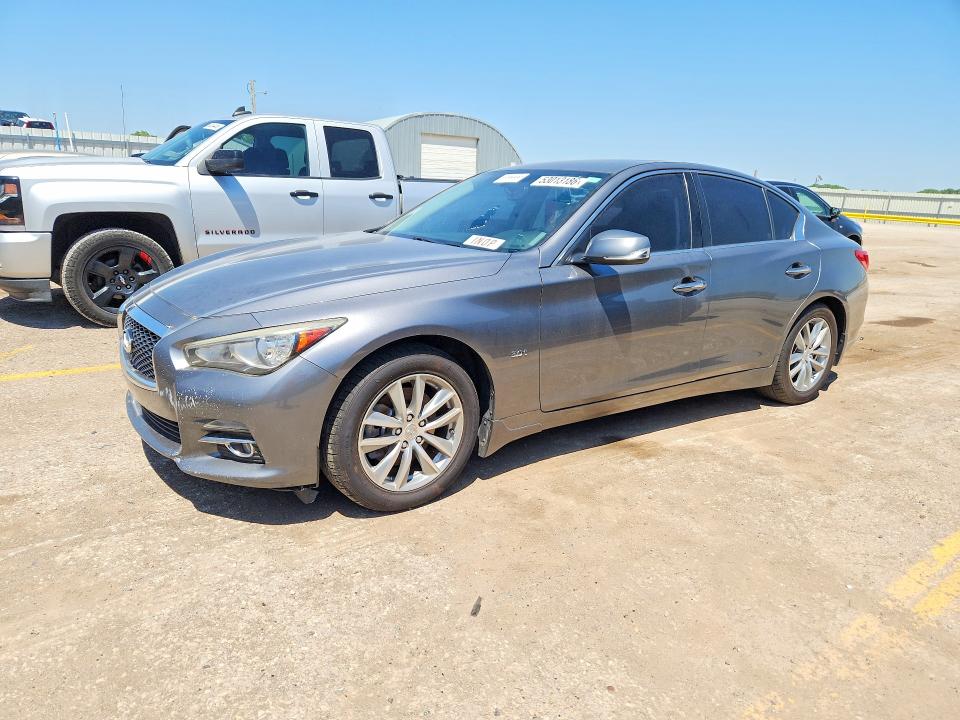 2016 Infiniti Q50 VIN JN1EV7APXGM300839 COPART salvage auction — MECHANICAL, Ks - Certificate Of Title, sold $2,700 on 2026-07-28 (photo 1)