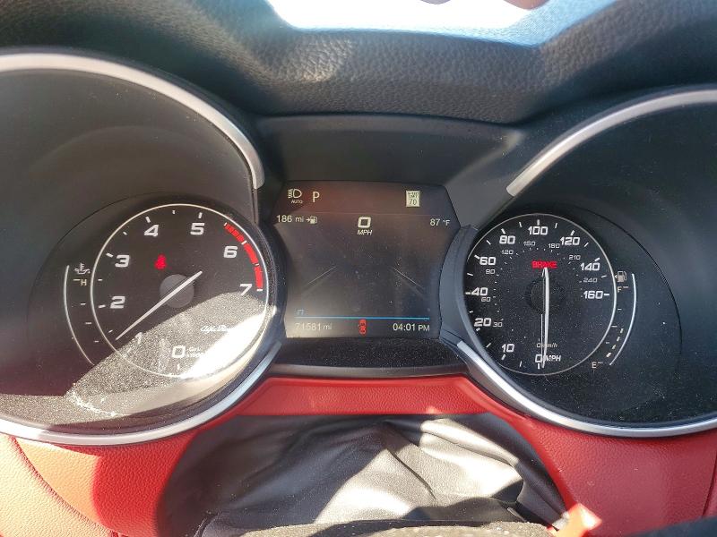 2021 Alfa romeo VIN ZASPAKBN9M7D13133 COPART salvage auction — FRONT END, Al - Cert Of Title-Salvage Title, sold $8,700 on 2026-08-04 (photo 9)