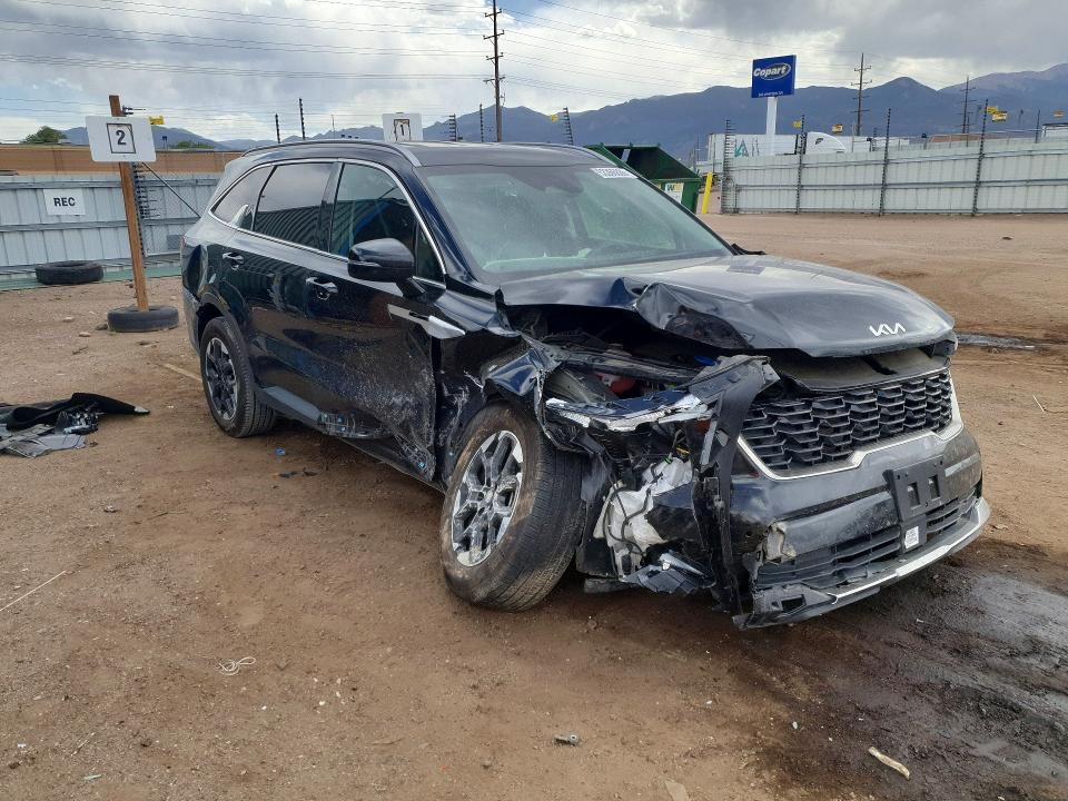 2024 Kia Sorento VIN 5XYRLDJC2RG285757 COPART salvage auction — FRONT END, Co - Salvage Title, sold $5,800 on 2026-07-27 (photo 4)
