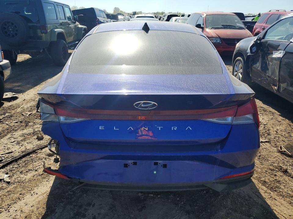 2023 Hyundai Elantra VIN KMHLL4AG7PU499501 COPART salvage auction — REAR END, Il - Salvage Certificate, sold $5,000 on 2026-07-23 (photo 6)