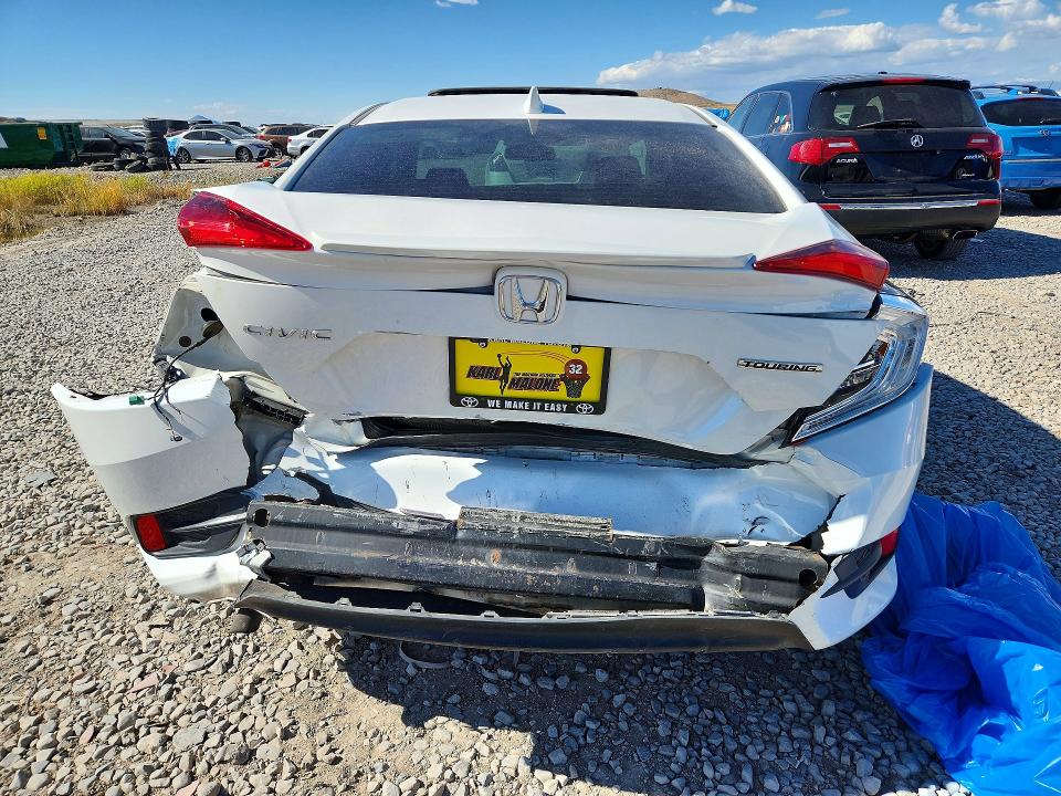 2016 Honda Civic VIN 19XFC1F9XGE030699 COPART salvage auction — REAR END, Ut - Salvage Certificate, sold $3,000 on 2026-07-02 (photo 6)