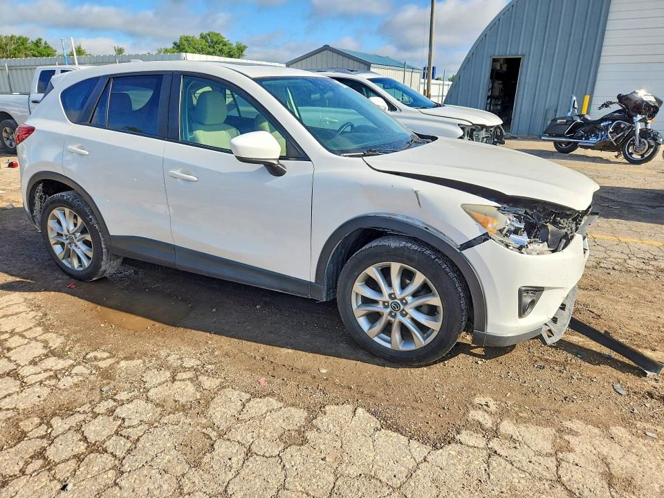 2014 Mazda Cx-5 VIN JM3KE2DY1E0413565 COPART salvage auction — FRONT END, Ks - Cert Of Title-Salvage, sold $2,750 on 2026-07-08 (photo 4)