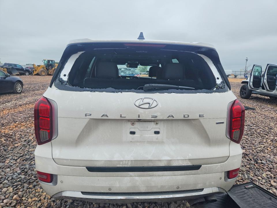 2020 Hyundai Palisade VIN KM8R5DHE7LU155380 COPART salvage auction — HAIL, Mo - Salvage Certificate Of Title, sold $2,800 on 2026-07-03 (photo 6)