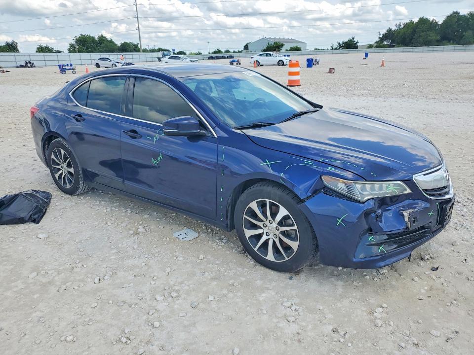 2017 Acura Tlx VIN 19UUB1F58HA003563 COPART salvage auction — FRONT END, TX - SALVAGE VEHICLE TITLE, sold $80 on 2026-07-23 (photo 4)