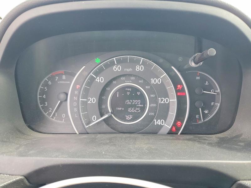 2016 Honda Cr-v VIN 2HKRM3H56GH525297 COPART salvage auction — FRONT END, Ca - Salvage Certificate, sold $2,800 on 2026-07-02 (photo 9)