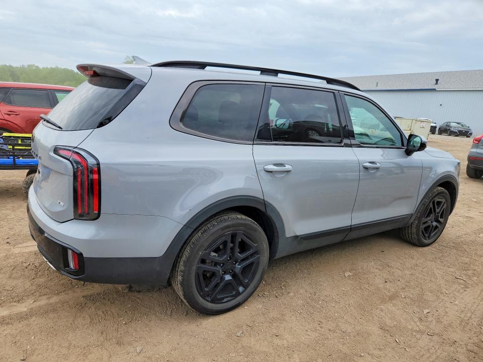 2025 Kia Telluride VIN 5XYP5DGC0SG596019 COPART salvage auction — HAIL, Oh - Cert Of Title-Salvage, sold $22,300 on 2026-07-02 (photo 3)