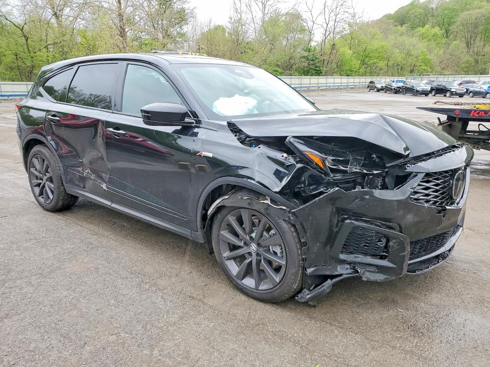 2026 Acura Mdx VIN 5J8YE1H01TL017201 COPART salvage auction — FRONT END, PA - CERTIFICATE OF SALVAGE, sold $19,400 on 2026-07-02 (photo 4)