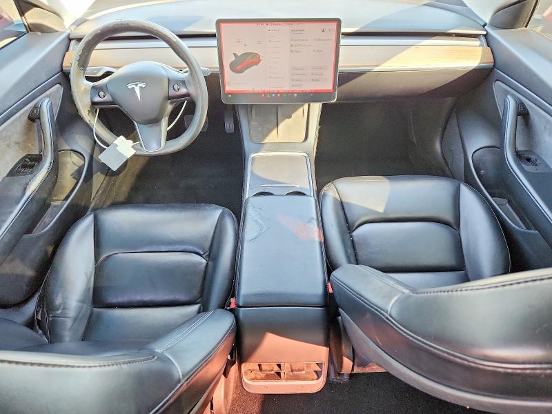 2021 Tesla Model 3 VIN 5YJ3E1EB7MF875470 COPART salvage auction — REAR END, Ca - Salvage Certificate, sold $3,800 on 2026-07-22 (photo 8)