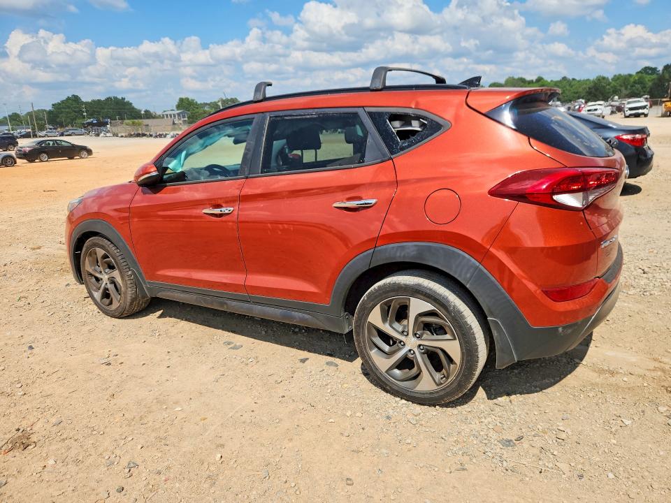 2016 Hyundai VIN KM8J33A2XGU144926 COPART salvage auction — ROLLOVER, Al - Cert Of Title-Salvage Title, sold $2,800 on 2026-07-08 (photo 2)