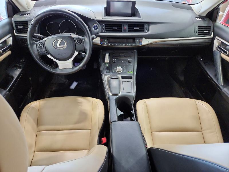 2014 Lexus Ct VIN JTHKD5BH5E2178543 COPART salvage auction — HAIL, Ne - Cert Of Title-Salvage, sold $3,050 on 2026-07-21 (photo 8)