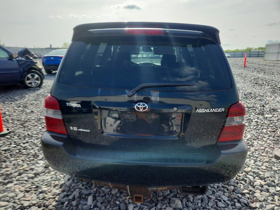2007 Toyota Highlander VIN JTEEP21A370189995 COPART salvage auction — FRONT END, Mn - Cert Of Title-Prior Salvage, sold $925 on 2026-07-06 (photo 6)
