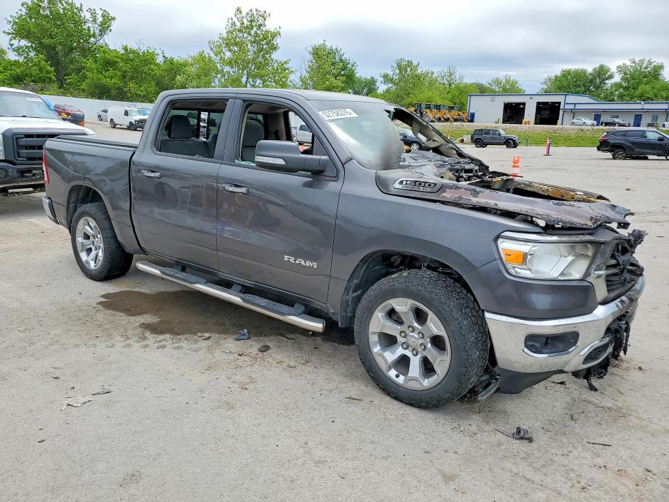 2020 Ram VIN 1C6SRFFT1LN167551 COPART salvage auction — ENGINE BURN, Mo - Salvage Certificate Of Title, sold $3,250 on 2026-07-03 (photo 4)