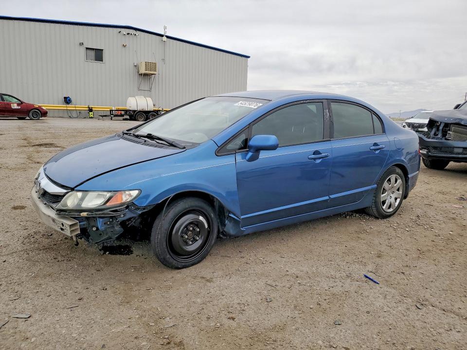 2010 Honda Civic VIN 19XFA1F57AE057546 COPART salvage auction — UNDERCARRIAGE, Id - Salvage Certificate Of Title, sold $550 on 2026-07-24 (photo 1)