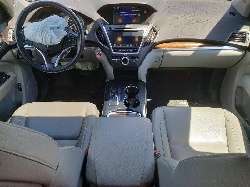 2017 Acura Mdx VIN 5FRYD4H5XHB025286 COPART salvage auction — FRONT END, Co - Salvage Title, sold $2,750 on 2026-07-29 (photo 8)