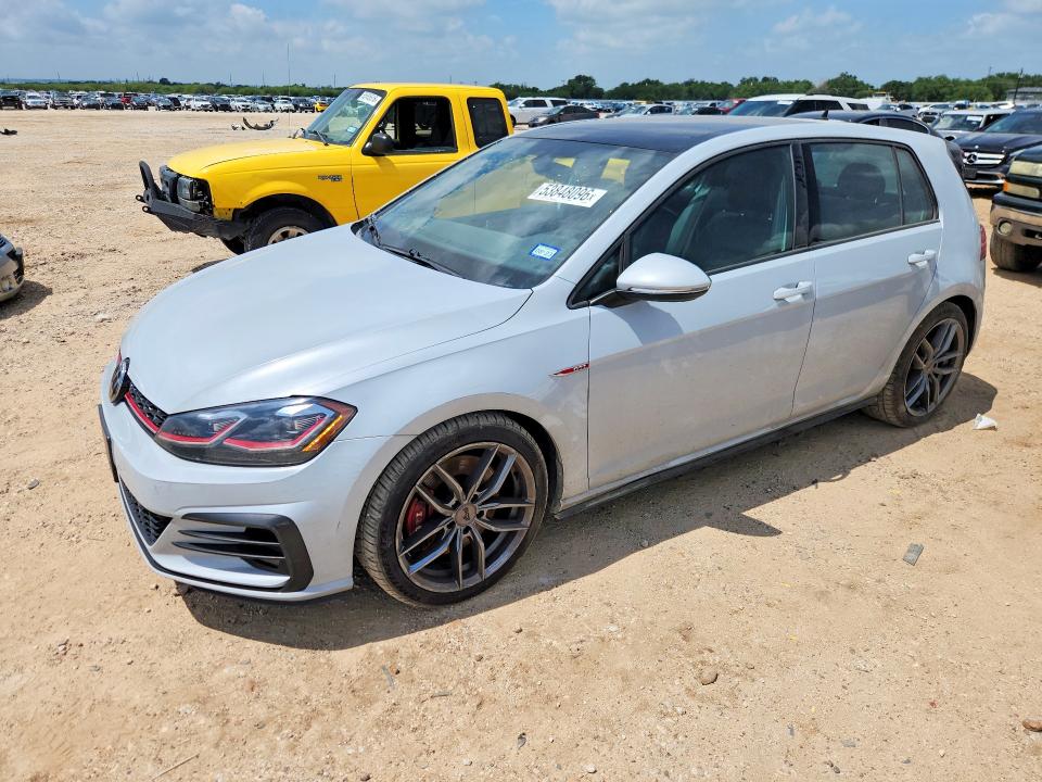 2019 Volkswagen VIN 3VW5T7AUXKM016100 COPART salvage auction — MINOR DENT/SCRATCHES, TX - SALVAGE VEHICLE TITLE, sold $8,500 on 2026-07-30 (photo 1)